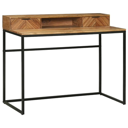 Desk with Drawer Brown 110 x 50 x 87 cm Solid Acacia wood