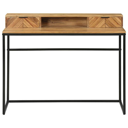 Desk with Drawer Brown 110 x 50 x 87 cm Solid Acacia wood