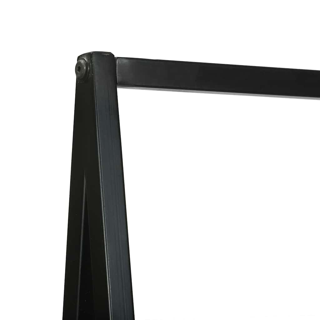 Clothes Rack Black 60 x 45 x 180 cm Solid Acacia wood