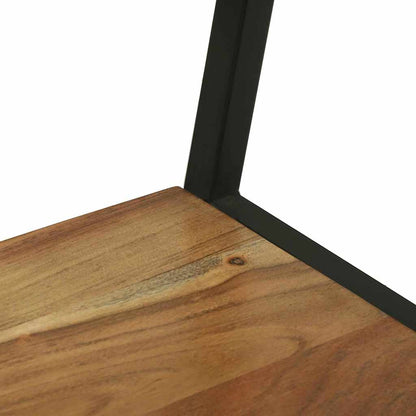 Clothes Rack Black 60 x 45 x 180 cm Solid Acacia wood
