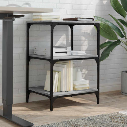 Printer Stand 3-Tier Gray Sonoma 19.7"x16.1"x29.5" Engineered Wood