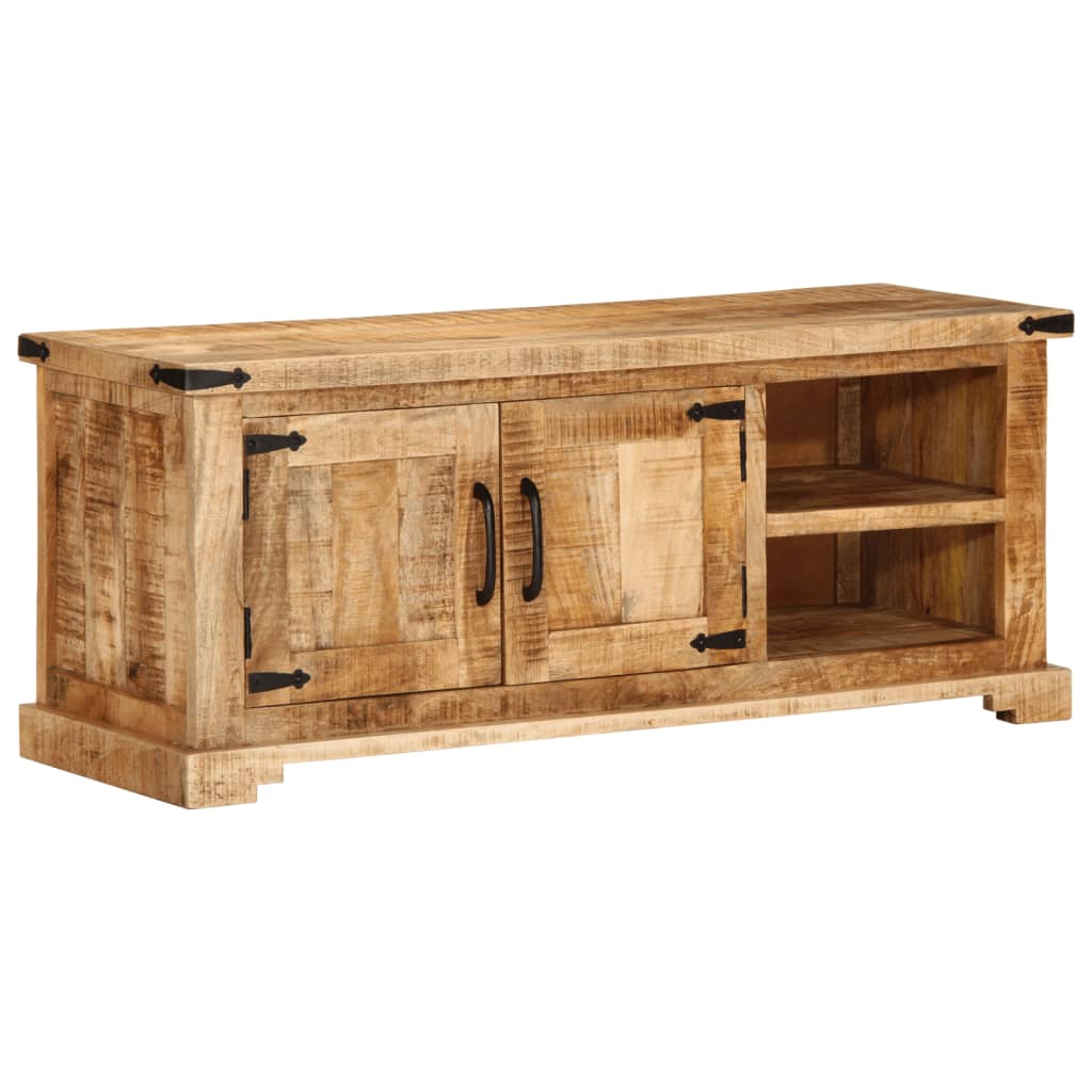 TV Cabinet Natural wood Solid rough mango wood