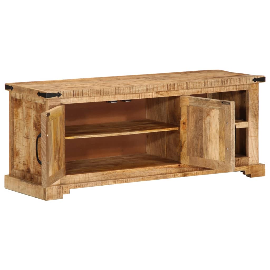 TV Cabinet Natural wood Solid rough mango wood