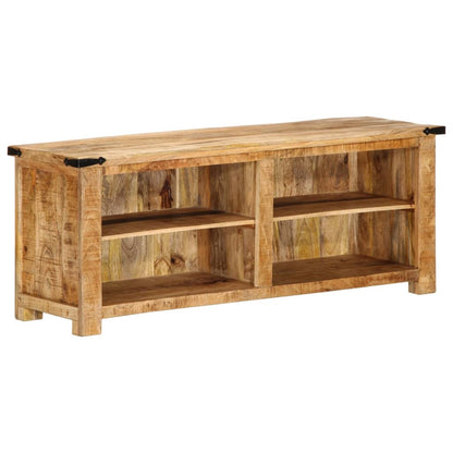 TV Cabinet Natural Solid Mango Wood Medium TV Cabinet