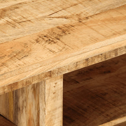 TV Cabinet Natural Solid Mango Wood Medium TV Cabinet