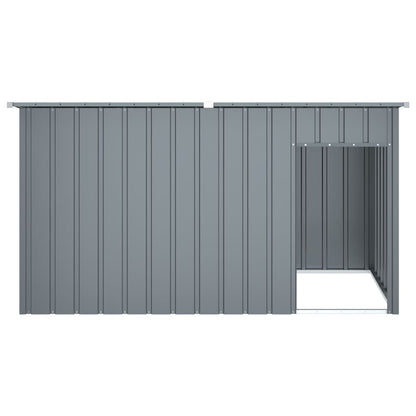 Dog House Anthracite Galvanized Steel 77.2 x 35.8 x 43.3 in