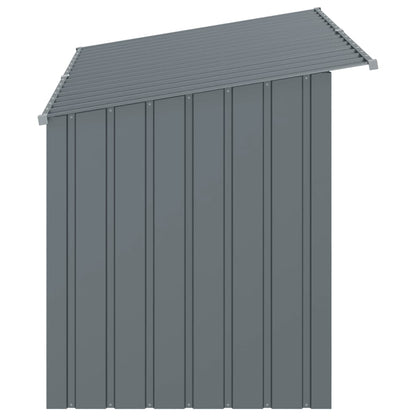 Dog House Anthracite Galvanized Steel 77.2 x 35.8 x 43.3 in
