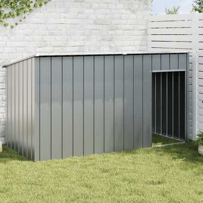 Dog House Anthracite Galvanized Steel 77.2 x 35.8 x 43.3 in