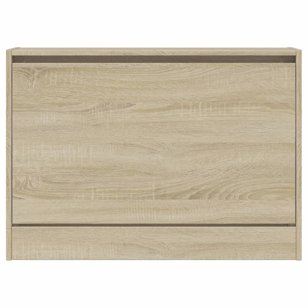 Shoe Cabinet Sonoma Oak 31.5"x8.3"x22.4" Engineered Wood