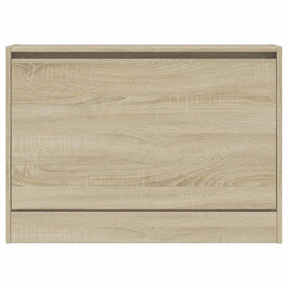 Shoe Cabinet Sonoma Oak 31.5"x8.3"x22.4" Engineered Wood