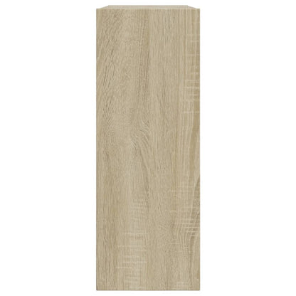 Shoe Cabinet Sonoma Oak 31.5"x8.3"x22.4" Engineered Wood