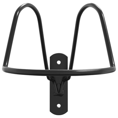Helmet Rack Black Steel Wall-Mounted Helmet Rack Other