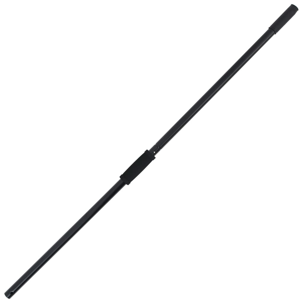 Pitchfork Handle Black Steel, Rubber 50.2 in long Collapsible