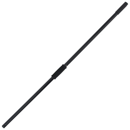 Pitchfork Handle Black Steel, Rubber 50.2 in long Collapsible