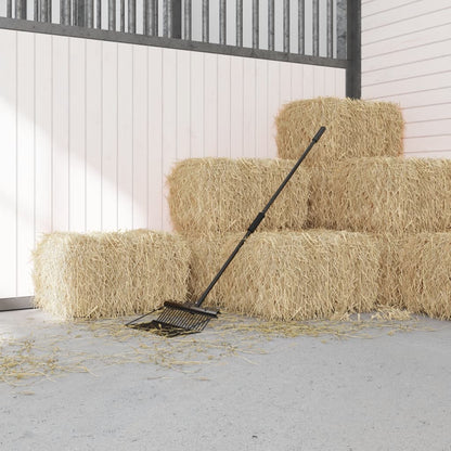 Pitchfork Handle Black Steel, Rubber 50.2 in long Collapsible