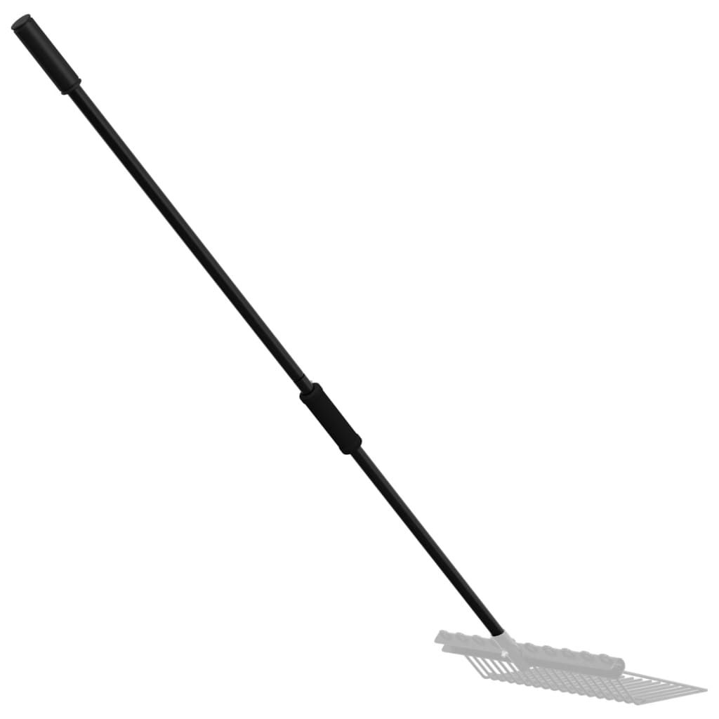 Pitchfork Handle Black Steel, Rubber 50.2 in long Collapsible