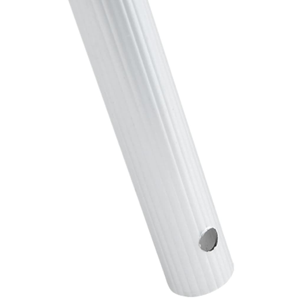 Pitchfork Handle Silver Steel, PP (Rubber) Adjustable