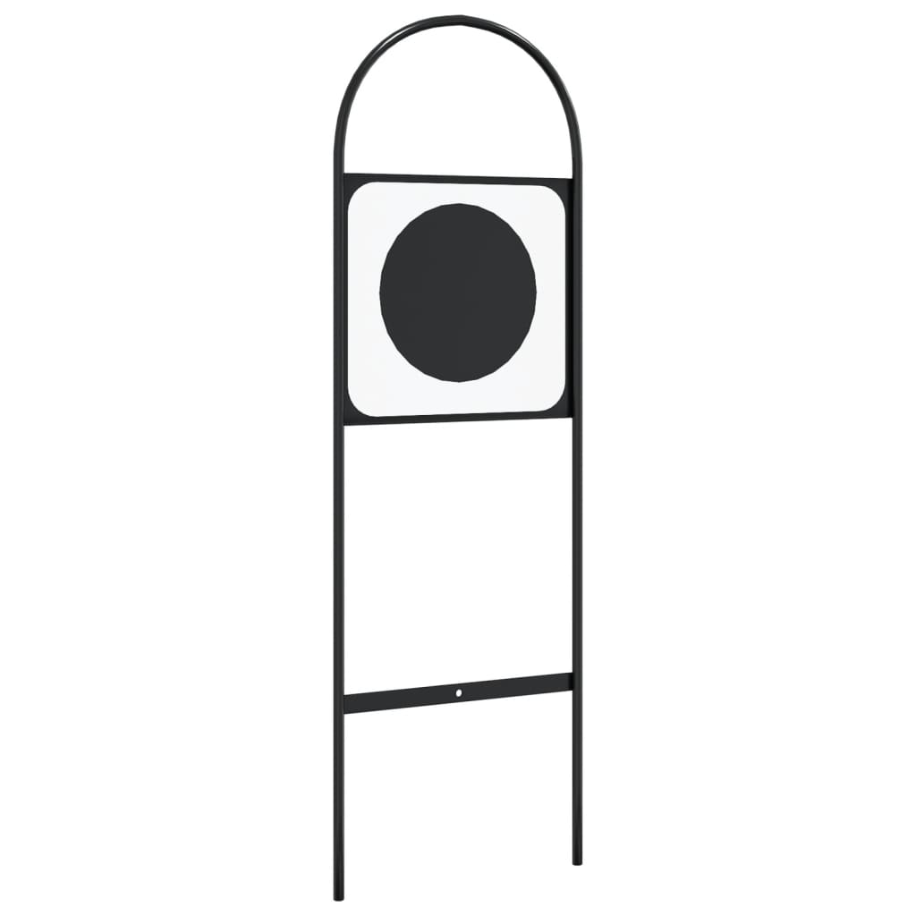 Dressage Marker Black and White Steel 8.9 x 27.4 in Durable