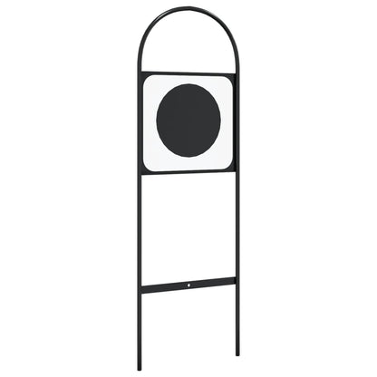 Dressage Marker Black and White Steel 8.9 x 27.4 in Durable