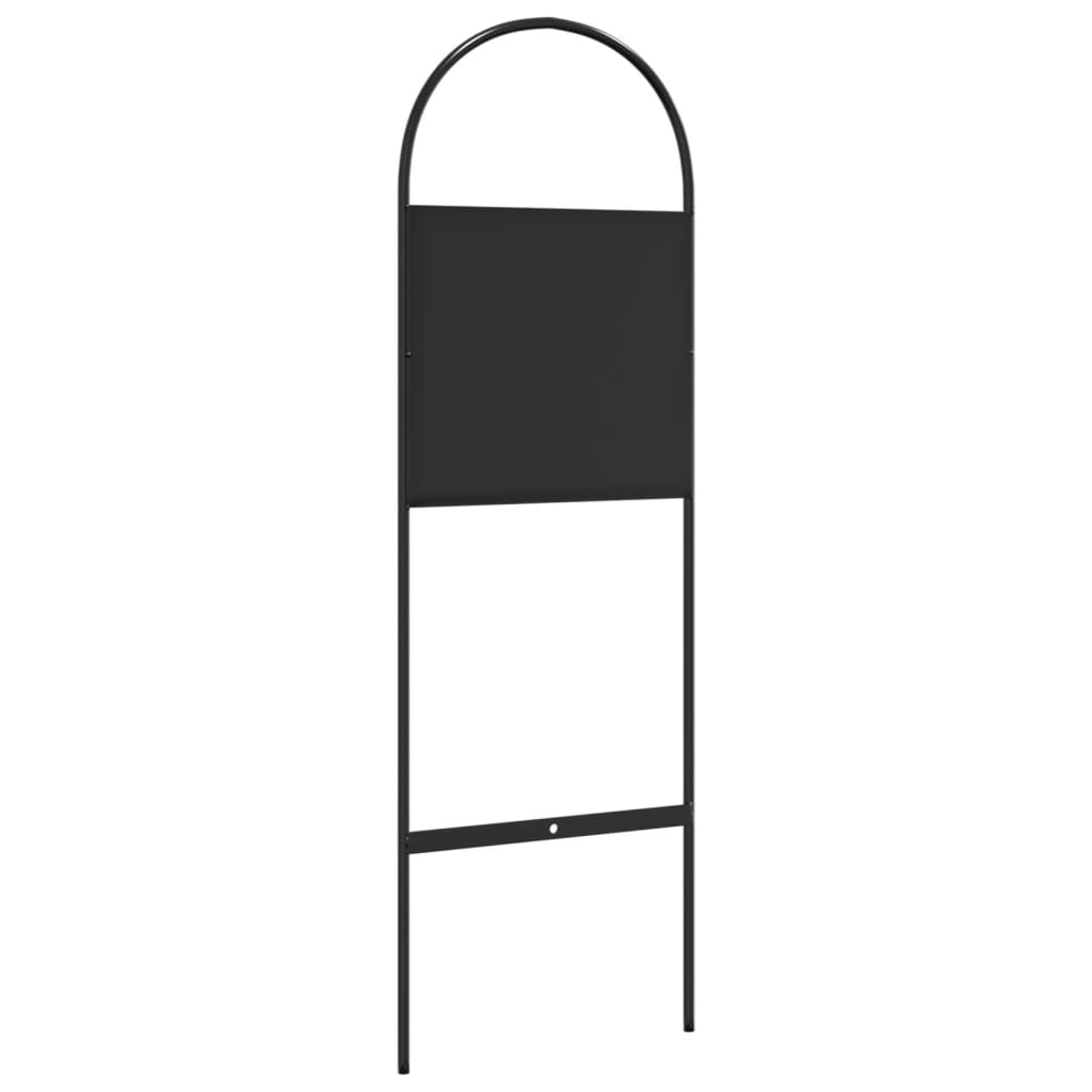 Dressage Marker Black and White Steel 8.9 x 27.4 in Durable