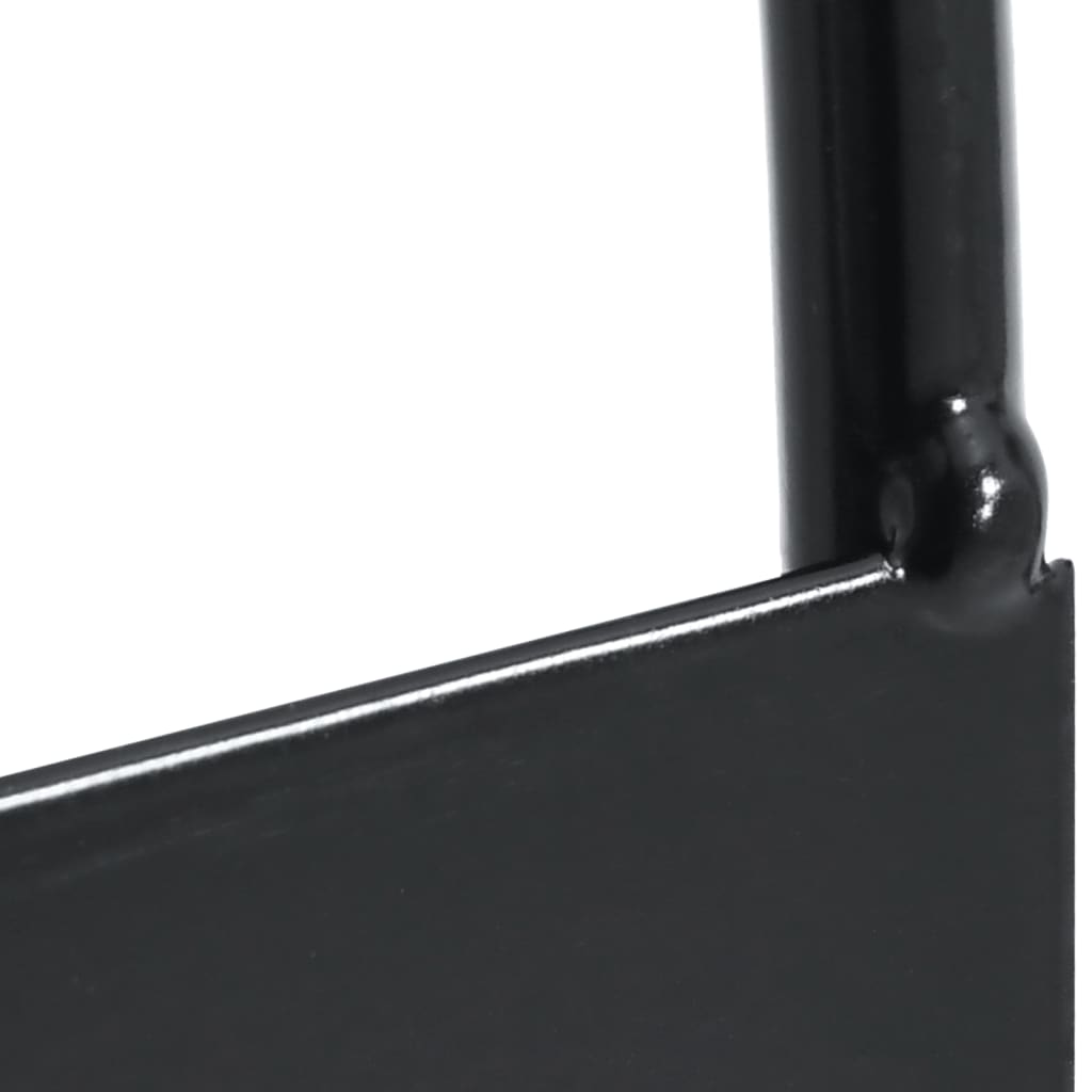 Dressage Marker Black and White Steel 8.9 x 27.4 in Durable