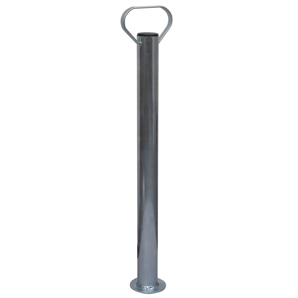 Trailer Jack Wheel 2.4" with 2 Support Tubes and 2 Split Clamps