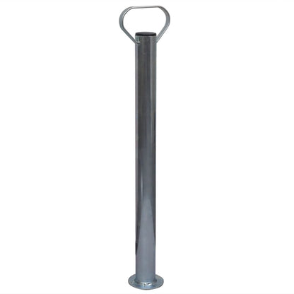 Trailer Jack Wheel 2.4" with 2 Support Tubes and 2 Split Clamps