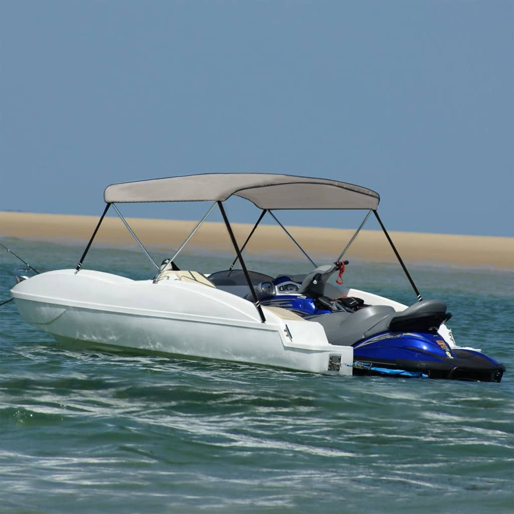 2-bow Bimini Top Grey 70.9x59.1x43.3"