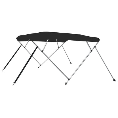4-bow Bimini Top Black 95.7x77.2x53.9"