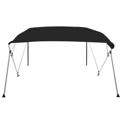 4-bow Bimini Top Black 95.7x77.2x53.9"