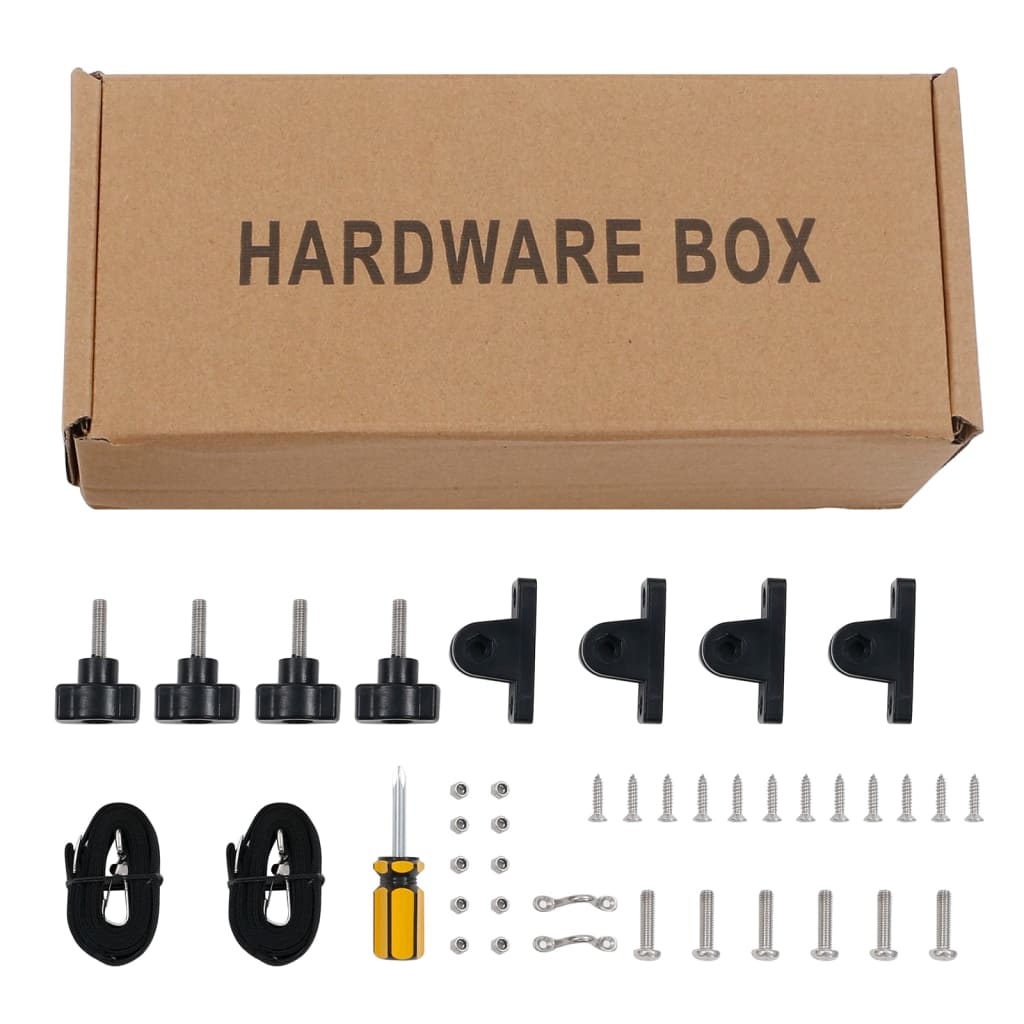 4-bow Bimini Top Black 95.7x77.2x53.9"