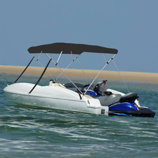 4-bow Bimini Top Black 95.7x77.2x53.9"