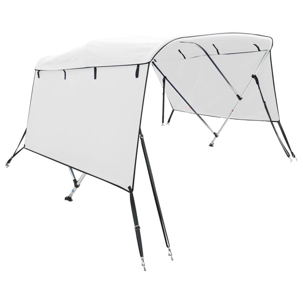 3-bow Bimini Top with Sidewalls 72.0x(66.9-71.7)x53.9"