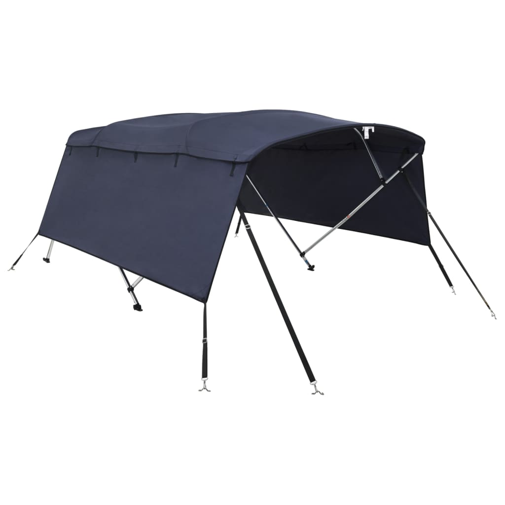 4-bow Bimini Top with Sidewalls 95.7x(66.9-71.7)x53.9"