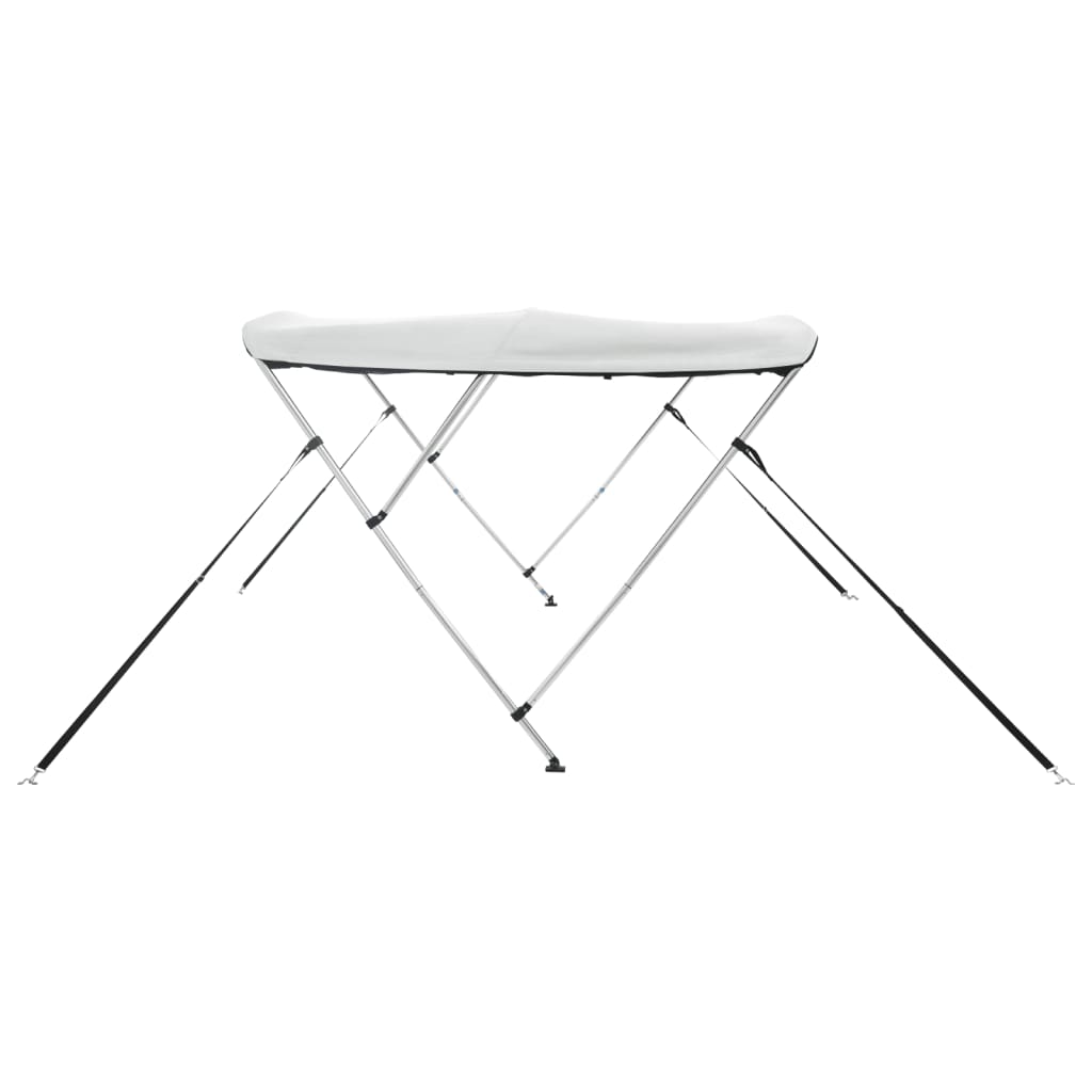 3-bow Bimini Top with Mesh Sidewalls 72.0x(60.6-65.7)x53.9"