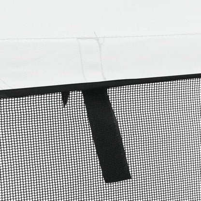 3-bow Bimini Top with Mesh Sidewalls 72.0x(60.6-65.7)x53.9"