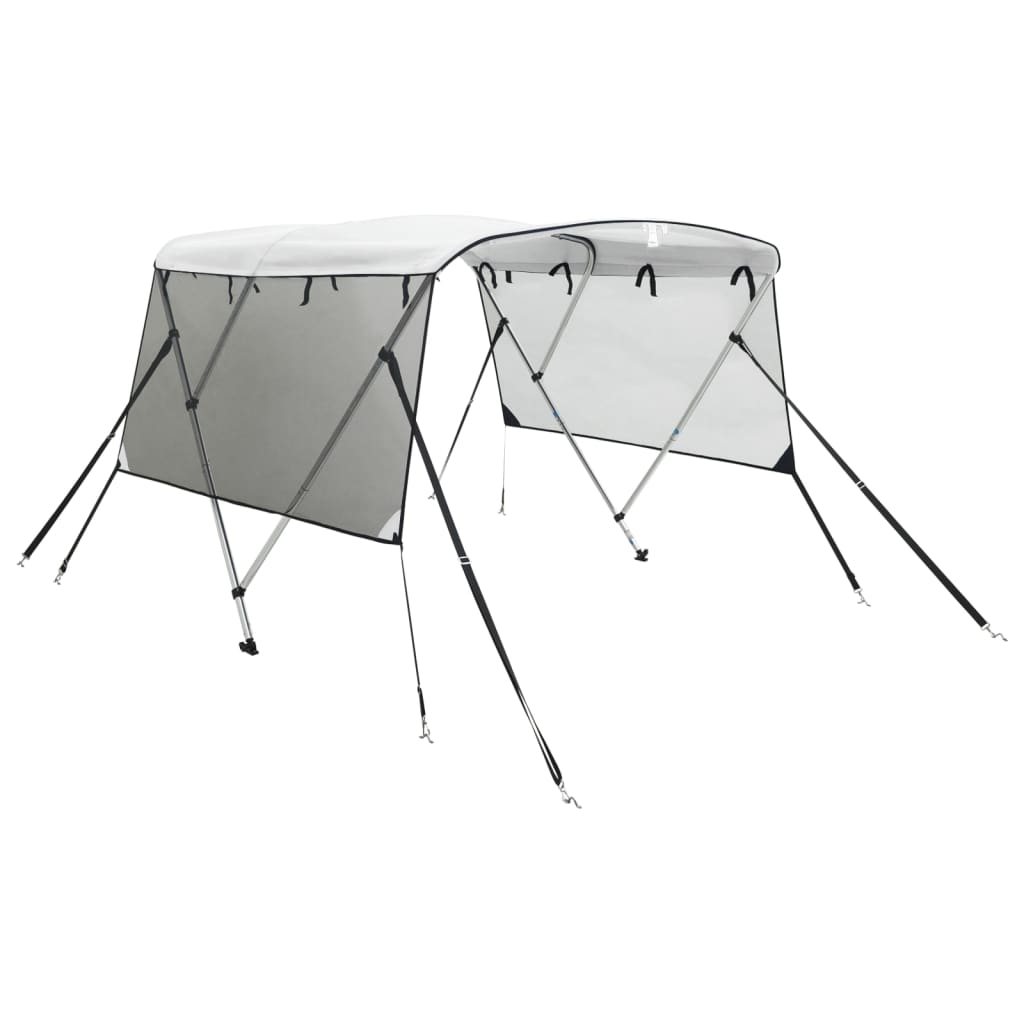 3-bow Bimini Top with Mesh Sidewalls 72.0x(66.9-71.7)x53.9"