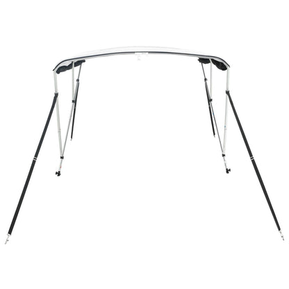 3-bow Bimini Top with Mesh Sidewalls 72.0x(66.9-71.7)x53.9"