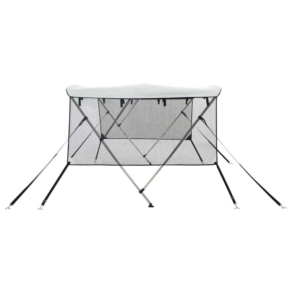 3-bow Bimini Top with Mesh Sidewalls 72.0x(66.9-71.7)x53.9"
