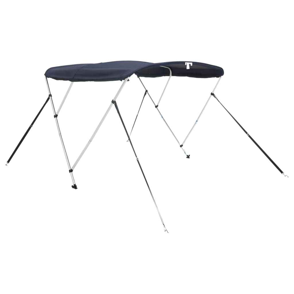 3-bow Bimini Top with Mesh Sidewalls 72.0x(72.8-78.0)x53.9"