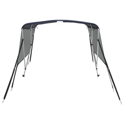3-bow Bimini Top with Mesh Sidewalls 72.0x(72.8-78.0)x53.9"