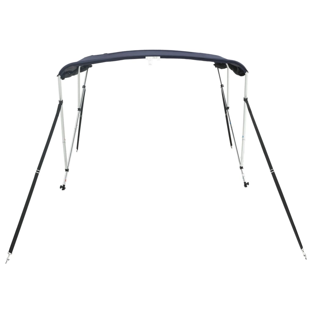 3-bow Bimini Top with Mesh Sidewalls 72.0x(72.8-78.0)x53.9"