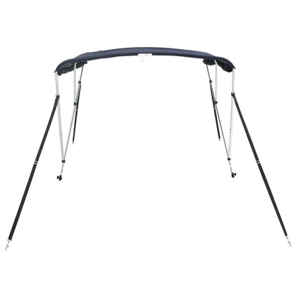 3-bow Bimini Top with Mesh Sidewalls 72.0x(72.8-78.0)x53.9"