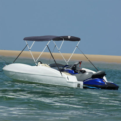 3-bow Bimini Top with Mesh Sidewalls 72.0x(72.8-78.0)x53.9"