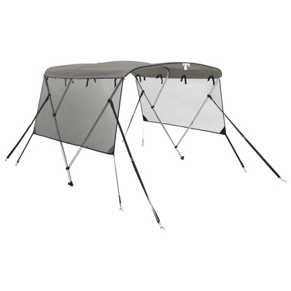 3-bow Bimini Top with Mesh Sidewalls 72.0x(60.6-65.7)x53.9"