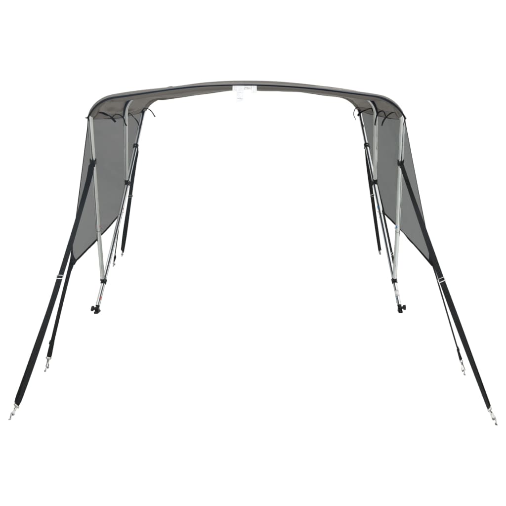 3-bow Bimini Top with Mesh Sidewalls 72.0x(60.6-65.7)x53.9"