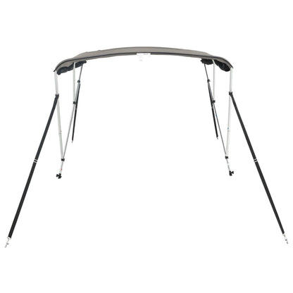 3-bow Bimini Top with Mesh Sidewalls 72.0x(60.6-65.7)x53.9"