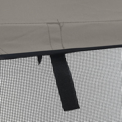 3-bow Bimini Top with Mesh Sidewalls 72.0x(60.6-65.7)x53.9"