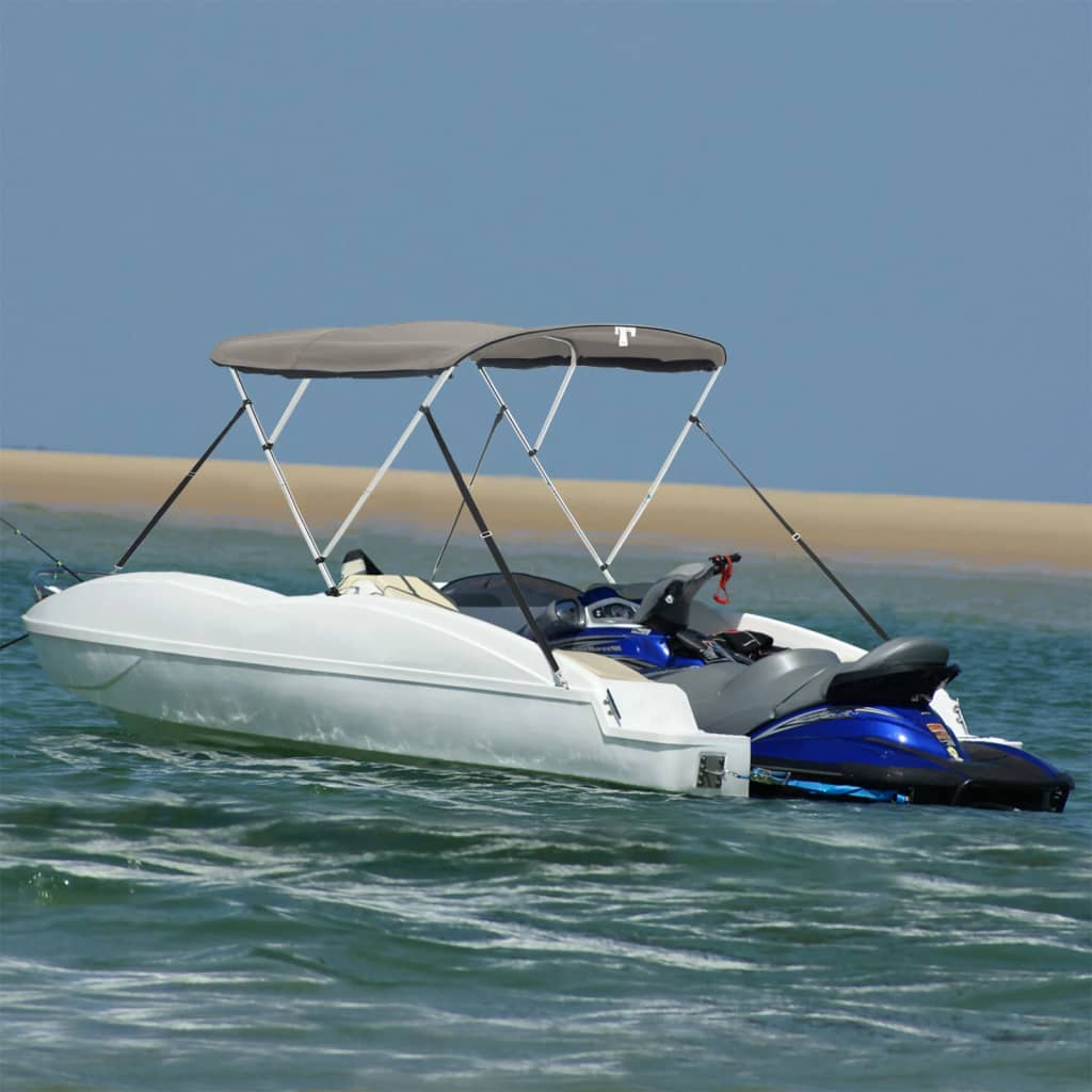 3-bow Bimini Top with Mesh Sidewalls 72.0x(60.6-65.7)x53.9"