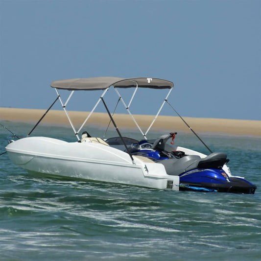 3-bow Bimini Top with Mesh Sidewalls 72.0x(60.6-65.7)x53.9"